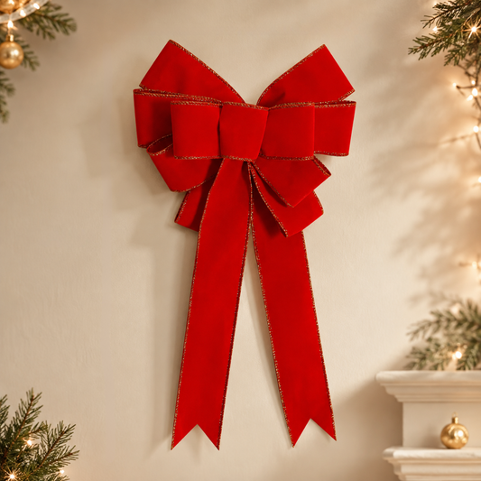 Christmas Bow Set (3pcs) | 8"×16"