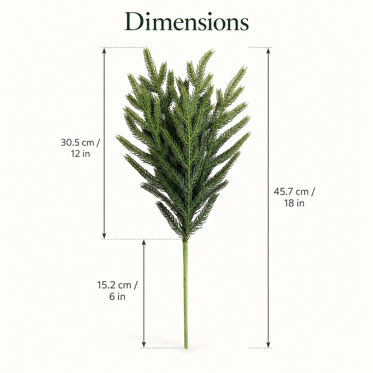 Real Touch Norfolk Pine Stems