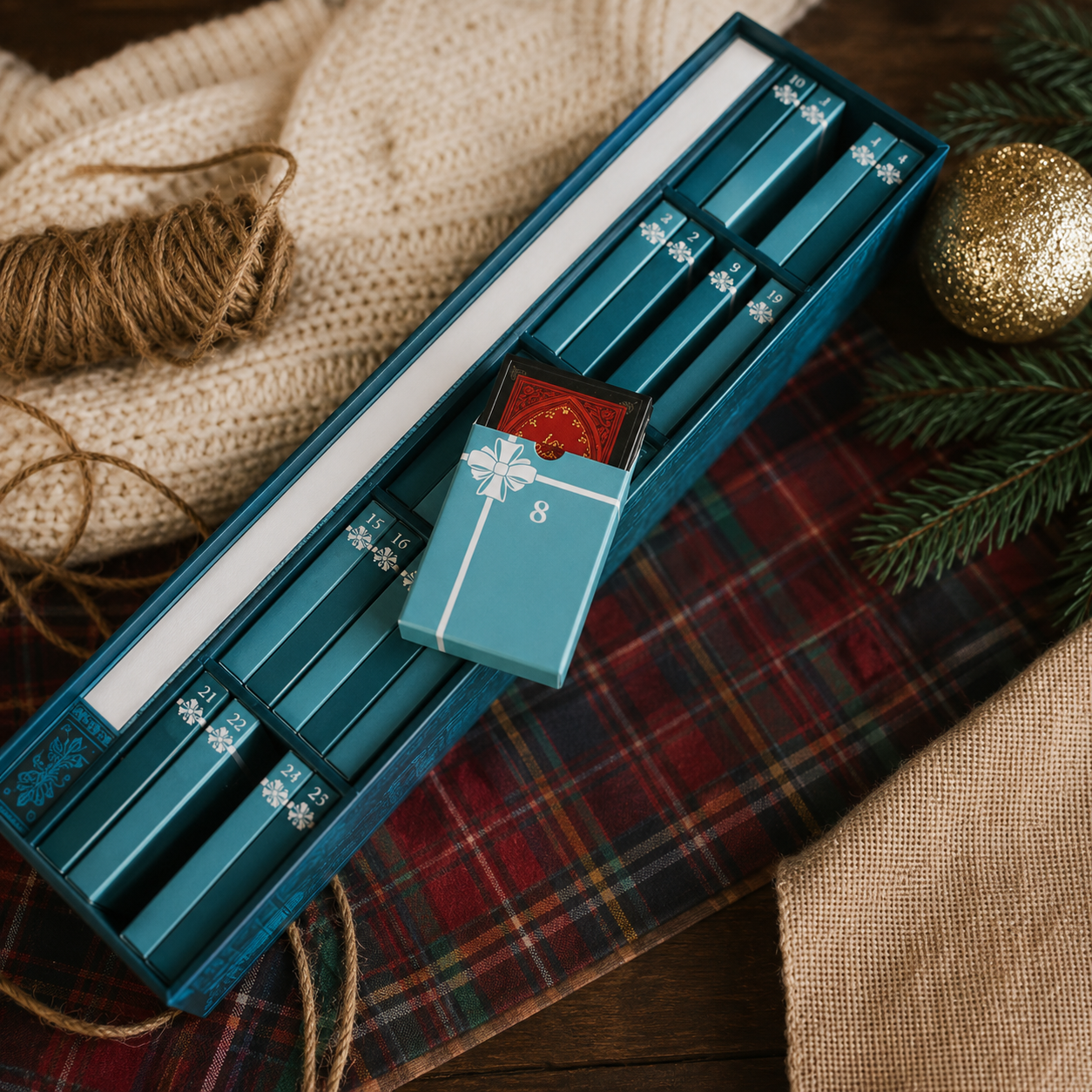 The Mini Book Ornament Advent Calendar