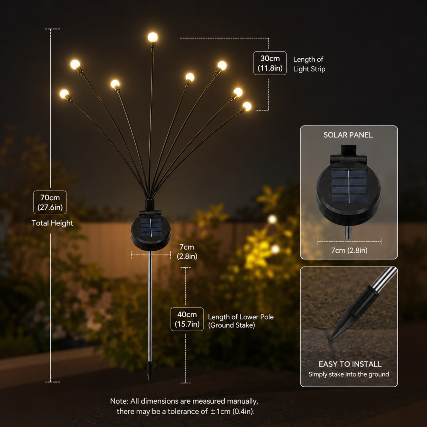 Solar Firefly LED Lights