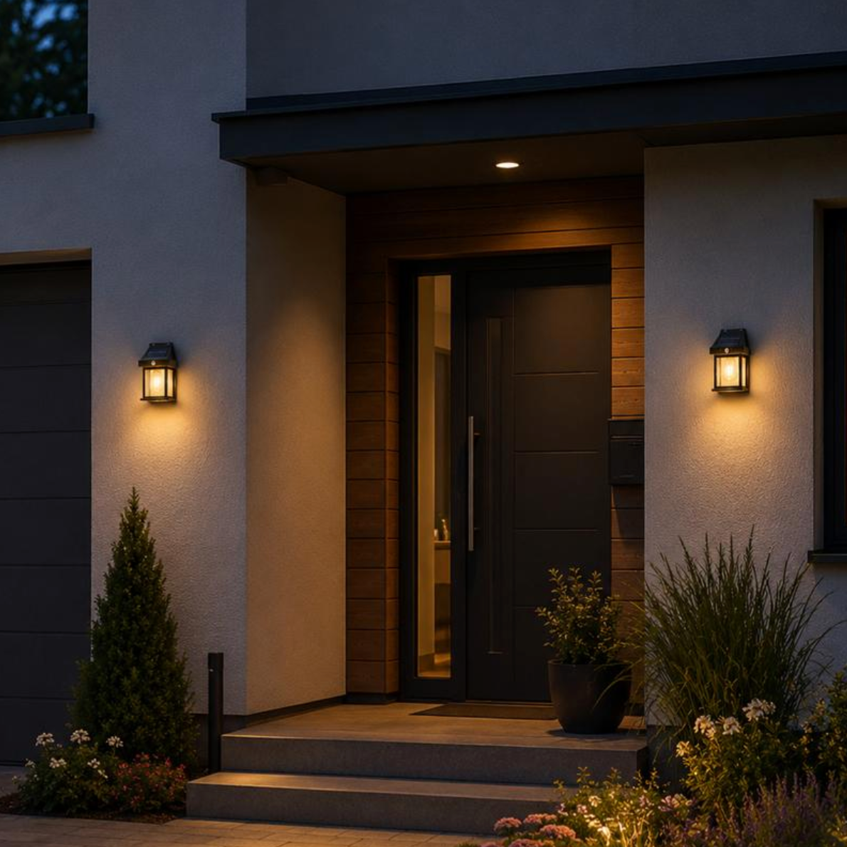 Solar Outdoor Wall Lights