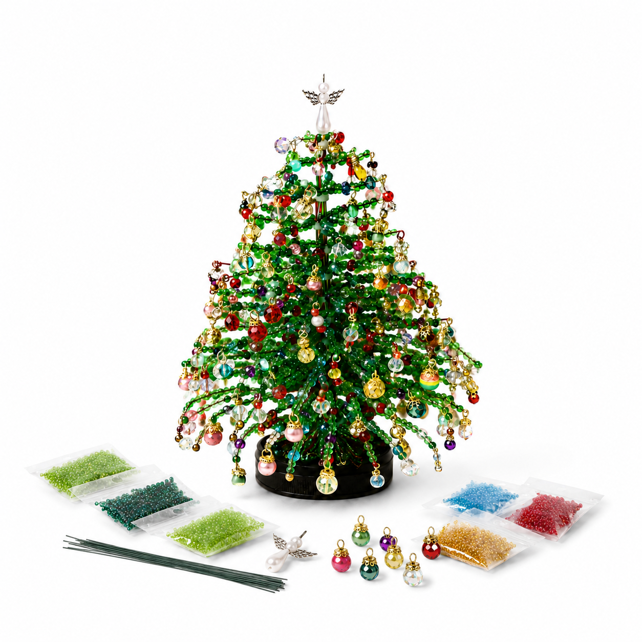 The Holiday Sparkle Tree | DIY Beaded Tree Kit