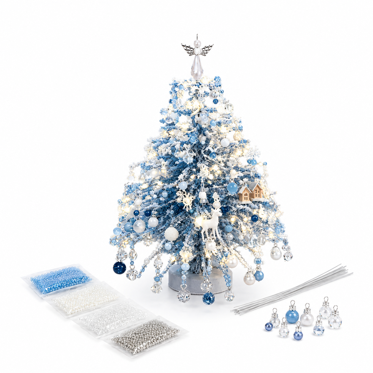 The Holiday Sparkle Tree | DIY Beaded Tree Kit