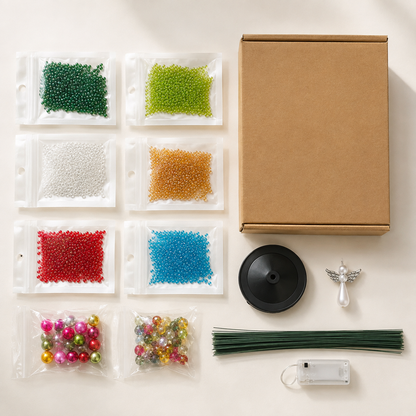 The Holiday Sparkle Tree | DIY Beaded Tree Kit