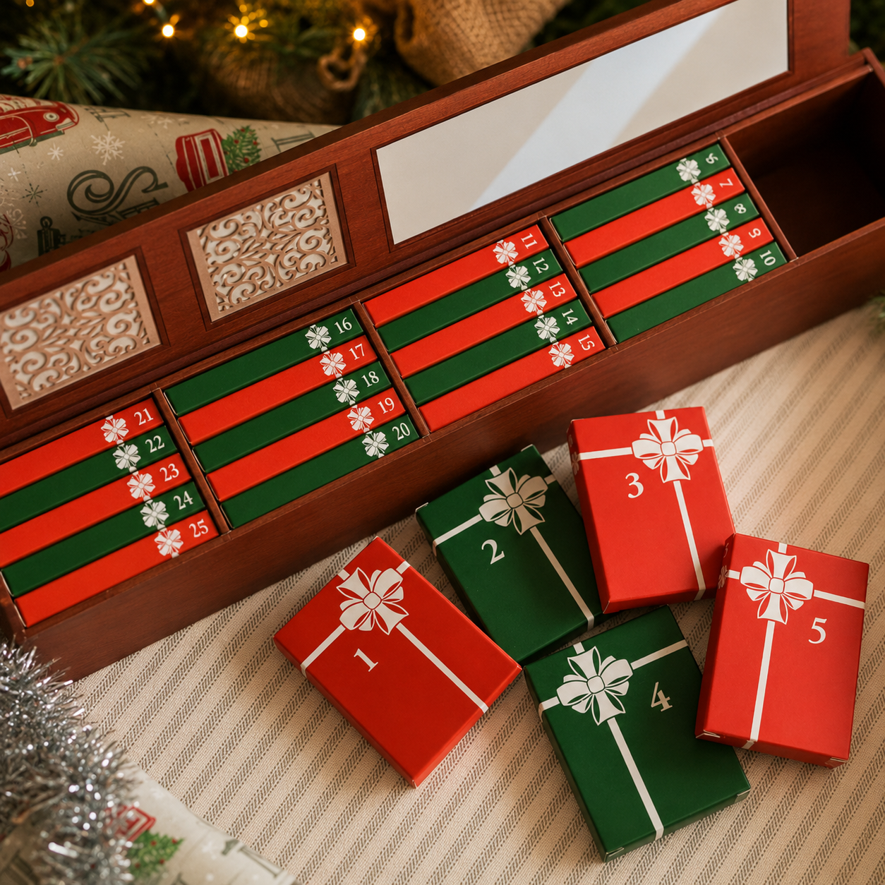 The Mini Book Ornament Advent Calendar